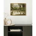 thumbnail image 6 of Drsoum Modern Vintage Wall Art Lake Print Artwork for Bedroom living room Dining room Kitch 11x14in Natural Framed, 6 of 6