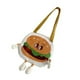 thumbnail image 2 of Mochila De Hamburguesa Con Queso, Bolso De Hombro Diagonal De Lona, ​​Bolsos Con Forma De Hamburguesa, Bolso De Ocio, Bolsos Cruzados De Moda Con Correas Ajustables, 2 of 8