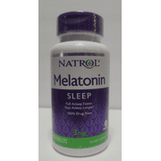 Natrol Melatonin 3mg Drug-Free Nighttime Sleep Aid W/ Vitamin B6, 120ct