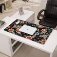 thumbnail image 3 of Long Mouse Pads for Desk,Pioneer Flower Floral Print Pattern Desk Mats on Top Of Desks, Desk Mouse Pad Extra Large with 3mm Non-Slip Base and Stitched Edge for Gaming,Office,Work,Home 31.5"x15.7", 3 of 6
