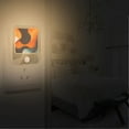 thumbnail image 2 of Yayeee LED Night Lights with Motion Detectors Auto Dusk to Dawn Light Sensors, 2 Pack, Green Abstract Wavy, 2 of 7