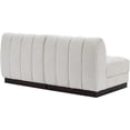 thumbnail image 5 of Meridian Furniture Quinn 64" 2-Piece Contemporary Fabric Modular Sofa in Cream, 5 of 11