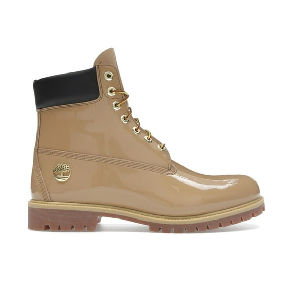 Timberland Men's 6" Premium Waterproof Patent Boots Finch Wheat, from StockX