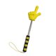 thumbnail image 4 of Puntero extensible con forma de , 94 cm, multifuncional, de acero inoxidable y accesorios de PP, para presentación. Amarillo, 4 of 9