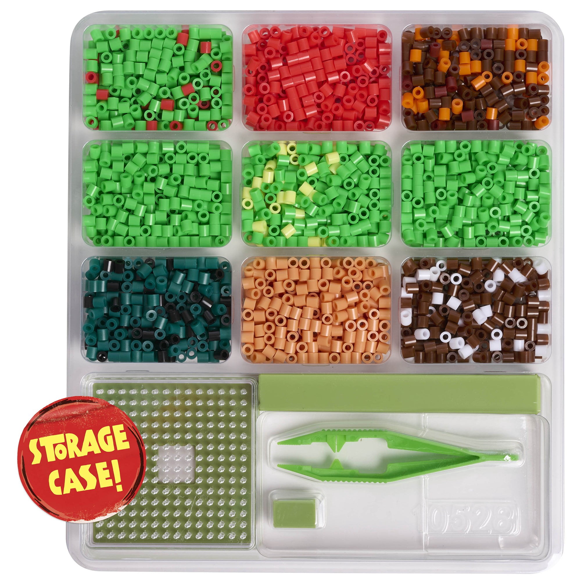 Tara Toy: 3D Pixel Creations - TMNT - 2500 Beads Kit, DIY Your Own 3D Character Figure, Design-Fuse-Display, Building Art & Craft Set, Licensed