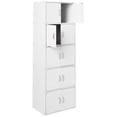 thumbnail image 2 of Hodedah 10 Door Enclosed Multipurpose Home/Office Storage Cabinet, Rainbow, 2 of 4