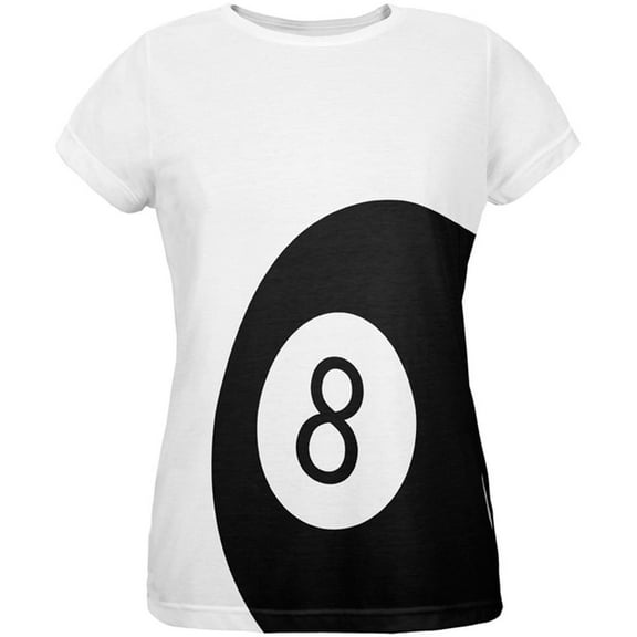 8 Ball All Over Womens T-Shirt - Medium