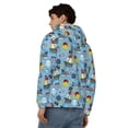 thumbnail image 4 of Kdxio Pirate Marine Animals Print Men Hoodies Casual Hoodies for Men with Zip Pockets Full Zip Long Sleeve Sweatshirt Sports Hooded Jacket-Large, 4 of 5