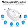 thumbnail image 3 of Cargadores De Teléfonos Móviles Carga de teléfono de 25 W AC100-240V Carga rápida USB para iPhone 14 Pro (Blanco UE), 3 of 5