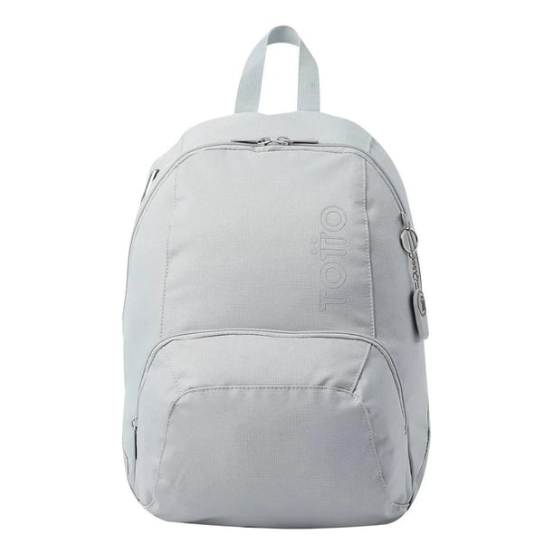 Totto Mochila Mediana Con Organizador Interno | Escuela - Viaje - Oficina | 16 Litros Gammatto241 gris M