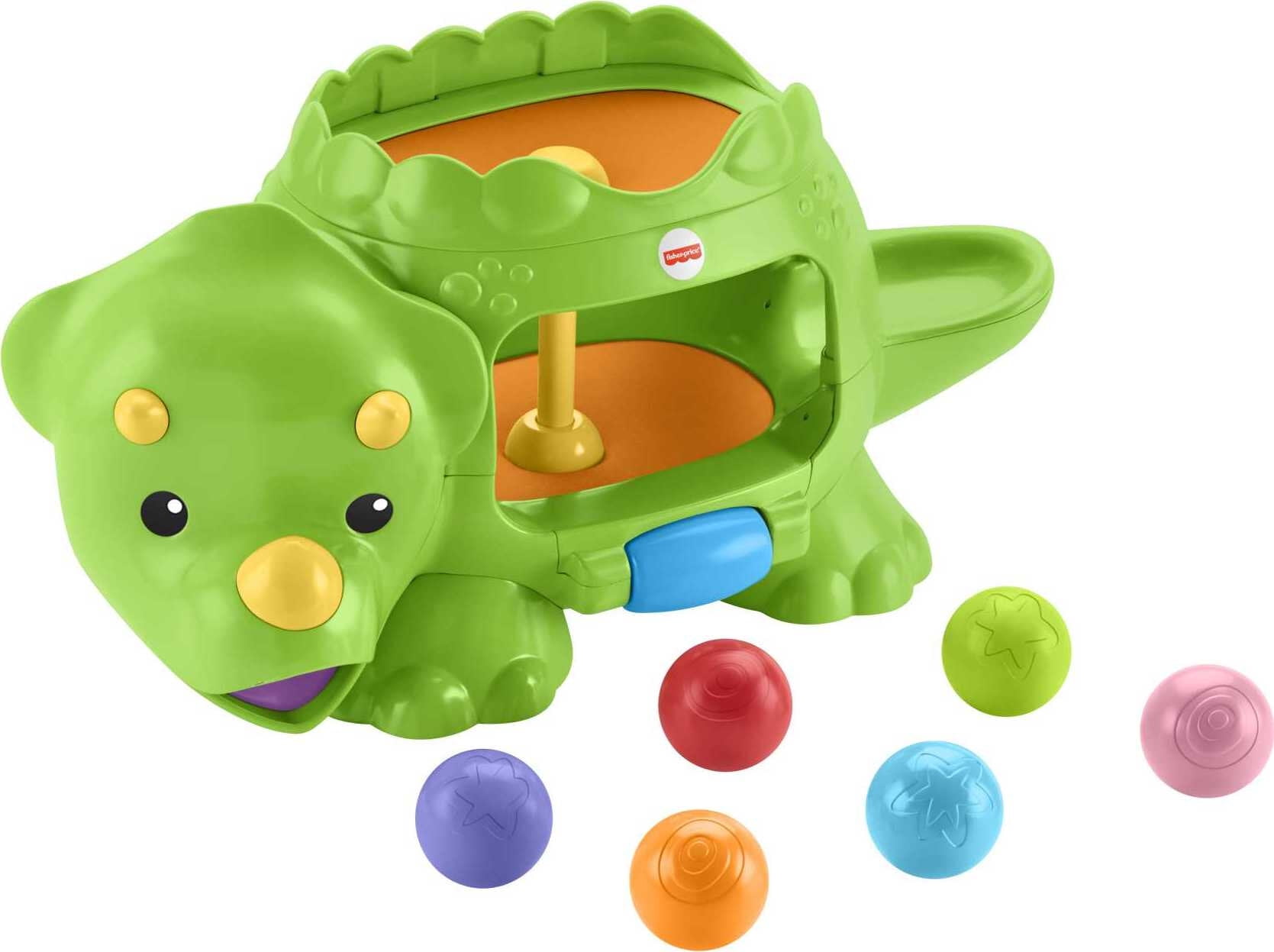 Fisher-Price Double Poppin' Dino with Silly Sounds & Music