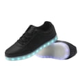 thumbnail image 3 of YLYL Women's Men's LED Sneakers Lights up Luminous Flashing USB Charging Low Top Lace up Shoes, 3 of 7