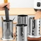thumbnail image 3 of Wosthever Organizador de palillos de acero inoxidable fácil de limpiar para cocina soporte de almacenamiento de cubiertos versátil Organizadores de utensilios de cocina No poroso, 3 of 6