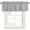 Gray, Slate, Silver, variant on Valances for Windows, Khaki Light Filtering Window Treatment Valances for Living Room/Bedroom/Bathroom Windows, Farmhouse Vintage Khaki Solid Color Modern 42"x 12" Rod Pocket Kitchen Curtains