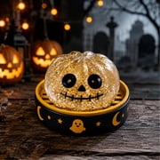 Halloween Dumpling Squishy Mystery Blind Box Halloween Ghost Dumpling Squishy dumpling squishy Stretchy Clear Gel Steamer Stress Balls Cute Holiday Desk Squeeze Toy,4pcs