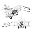 thumbnail image 6 of Zoyueyie Vintage Iron Aircraft Model Vintage Airplane Metal Plane Ornament Plane Model Artwork, 6 of 10