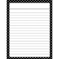 thumbnail image 2 of Black Polka Dots Lined Chart 17x22 [TCR7677], 2 of 2