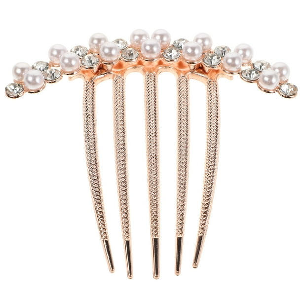 Peinetas de perlas para el pelo, horquillas laterales para recogidos, accesorios decorativos para bodas y fiestas