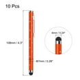 thumbnail image 2 of 10pcs Glitter Rhinestone Stylus Pens for Touch Screens Universal Metal Capacitive Pen, Orange, 2 of 6