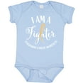 thumbnail image 3 of Inktastic I Am a Fighter Childhood Cancer Awareness Boys or Girls Baby Bodysuit, 3 of 5