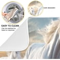 thumbnail image 2 of White Horses Dish Drying Mat, Absorbent Microfiber Pad Protector For Kitchen Counter Top Mat Dish Drainboard 16x18in, 2 of 7