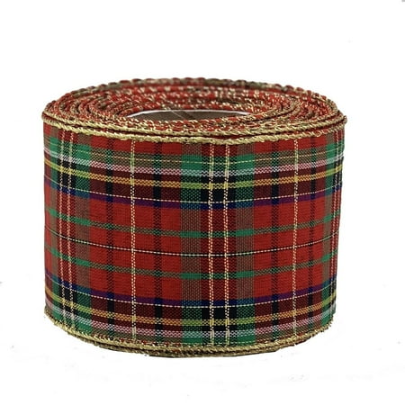 - Wired Christmas Ribbon for Wreaths - 2 1/2