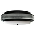 thumbnail image 3 of CWL Lighting Valdivia 5-Light Glass Indoor Flush Mount in Black, 3 of 8