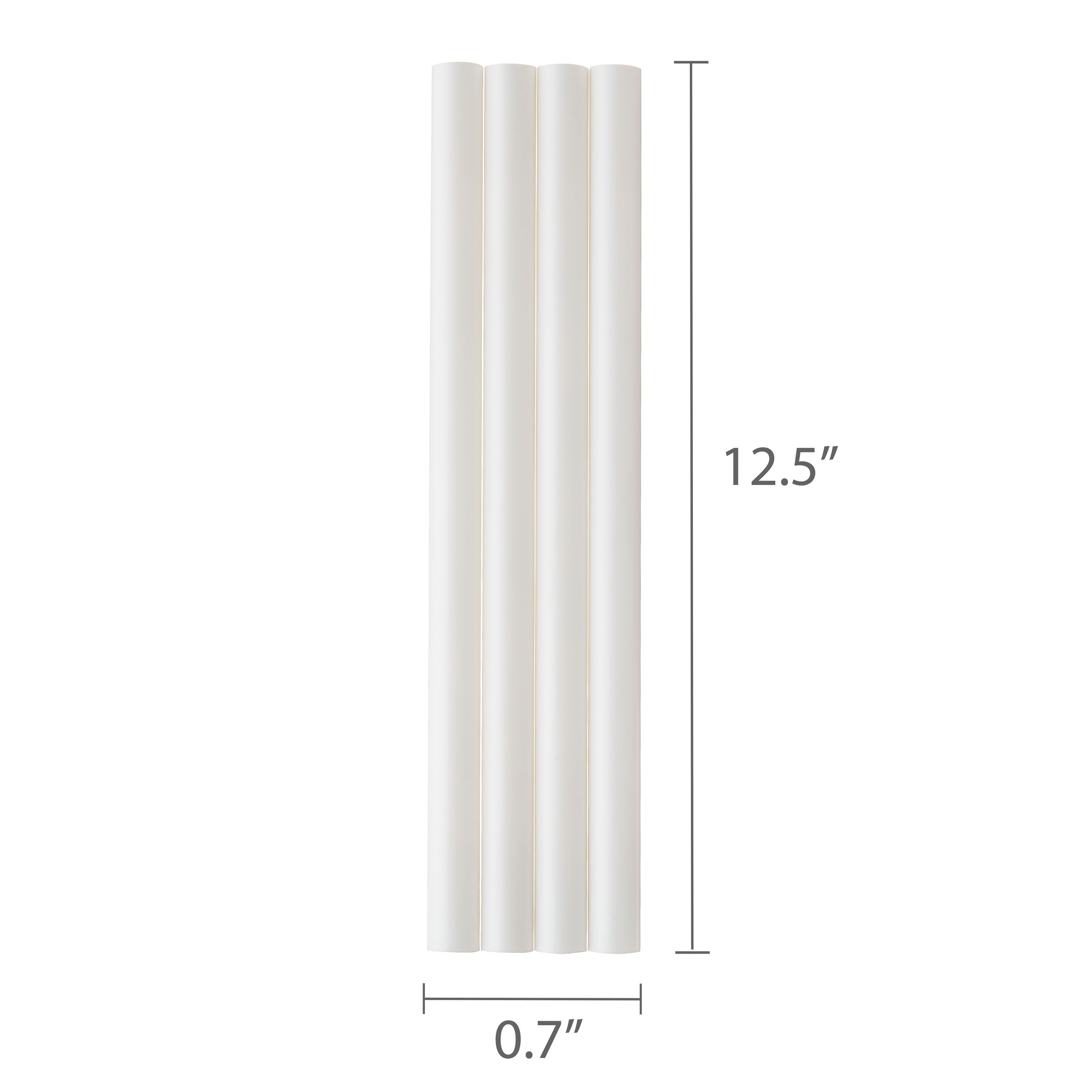 Way To Celebrate 12.5-Inch Plastic Craft Dowel Rods, 4-Piece Set