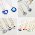 thumbnail image 4 of GKNET Wholesale Lucky Devil Eye Pendant Necklace Choker Chain Women Jewellery Gift New-#6 Gold, 4 of 9