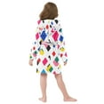 thumbnail image 7 of FORMRS Niños Bathrobe Unisex Hooded Robe Soft Plush Pajamas Sleepwear, Size 4-6T, Cartoon Graphic, 7 of 7