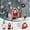 As shown, variant on Kmdttou Mini Doll House Christmas Decoration Miniature Christmas Scene DOLLHOUSE Christmas Set
