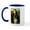 White/Navy Inside, variant on CafePress - Mona & Boxer Mug - 11 oz Ceramic Mug - Novelty Coffee Tea Cup