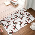 thumbnail image 4 of Logiee Christmas Plaid Moose Print Welcome Mats for Entryway,Door Mat for Front Door,Entry Mat,Doormat for Garden, Garage, Patio, Home, Porch Decor, 4 of 7