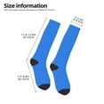 thumbnail image 5 of Balery Dodgerblue Fun Novelty Socks Men'S Women'S Crew Socks Funny Crazy Novelty Socks Quirky And Cool Socks, 5 of 9