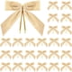 thumbnail image 4 of Paquete de 24 pequeños lazos navideños de terciopelo para envolver regalos de coronas de árbol | Lazos preatados de 8,9 x 8,9 cm con alambre de metal | Manualidades navideñas, decoración para, 4 of 7