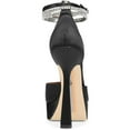 thumbnail image 2 of Sam Edelman Women's Andie Heels Black Satin 8.5M, 2 of 2