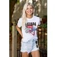 thumbnail image 4 of The Smurfs Nevada State NV Cartoon Men's Graphic T Shirt Tees Brisco Brands S, 4 of 6