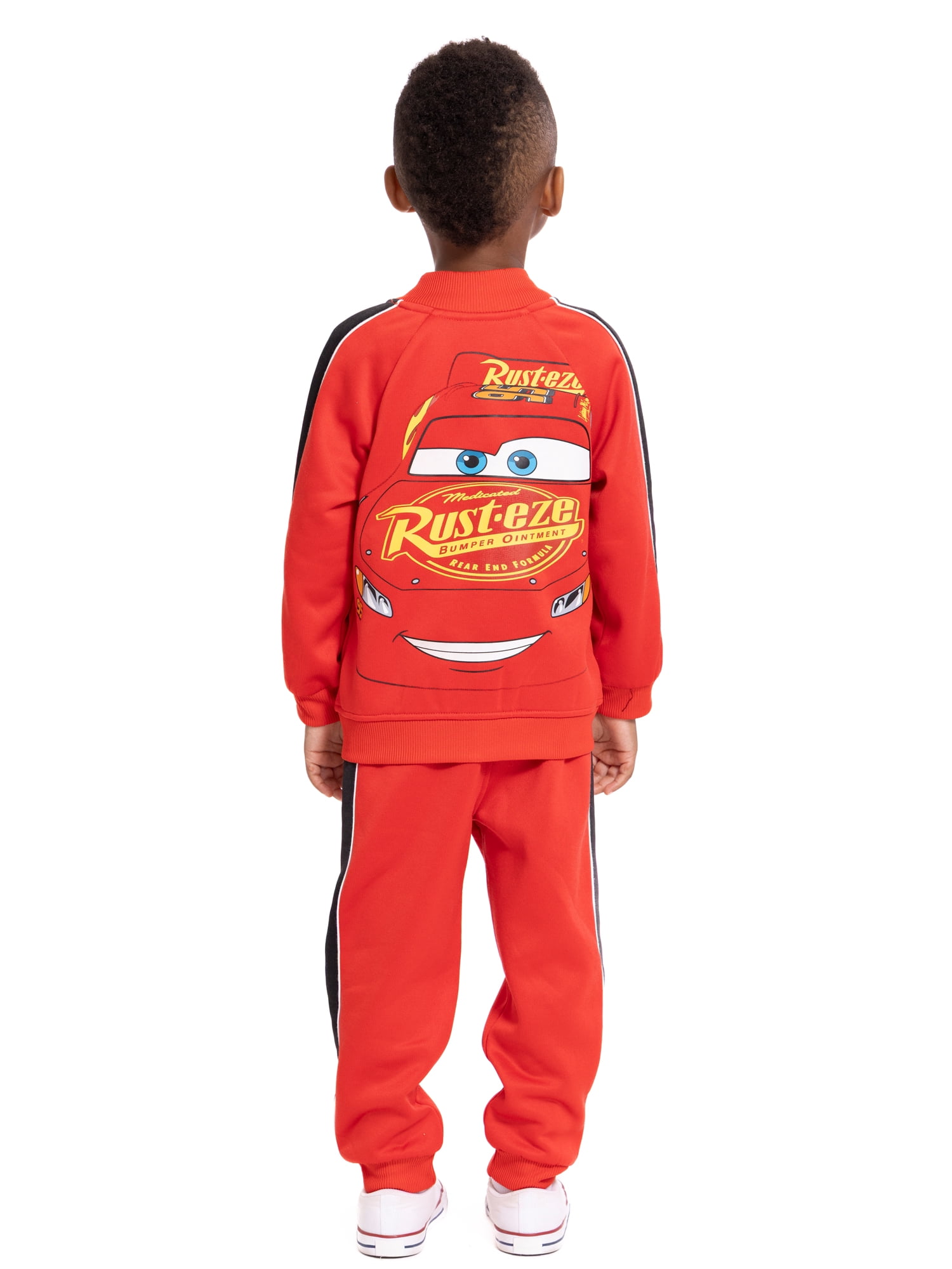 Disney Pixar Cars Toddler Boys Track Jacket and Jogger Pants Set, 2-Piece, Sizes 12M-5T