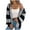 Gray, variant on Womens Striped Cardigan Sweaters Loose Button Down Long Sleeve Open Front Knit Cardigans Outerwear 2025