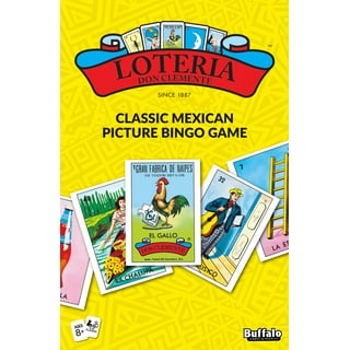 Loteria Travel Case Handnade Mexico Wood Decorated plus Cards 10 x 10 x 6