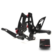 Arashi (Version 2.0) Rearsets for Triumph Speed Triple 1050 2011 - 2015 Motorcycle Accessories Adjustable Footrests Foot Pegs Rear Sets Black 2012 2013 2014