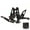 Black, variant on Arashi (Version 2.0) Rearsets for Triumph Speed Triple 1050 2011 - 2015 2012 2013 2014 Motorcycle Accessories Adjustable Footrests Foot Pegs Rear Sets Gold