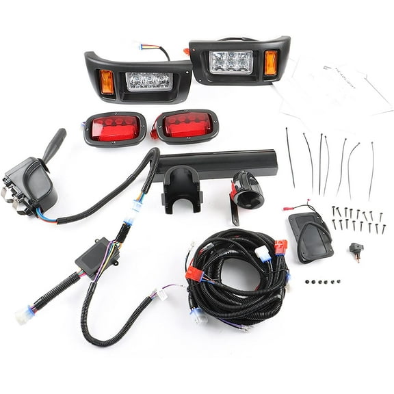 labwork LED Deluxe Street Legal Light Kit Replacement for Club Car DS 1993-up