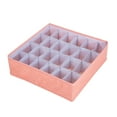 thumbnail image 1 of WRXMIJNHGSA Boîte de Rangement Textile Maison à Moins de 10$ Lin 24 Compartiments Boîte de Rangement Chaussettes Sac de Rangement Pliable Lavable, 1 of 7