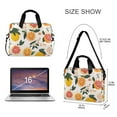 thumbnail image 3 of FORMRS 16" Laptop Sleeve Bag Carrying Case with Handle Travel Shoulder Briefcase, Orange Slices, 3 of 8