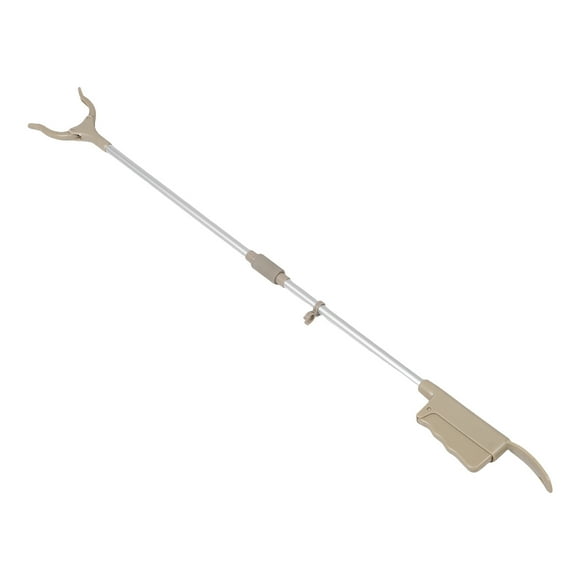 BEADCEST Outil de Préhension Pliable Gris 1 Pcs Poignée Pliable en Plastique Aide à la Saisie d'Objets pour Aînés Nettoyage Extérieur