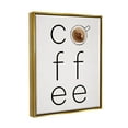 thumbnail image 4 of Stupell Industries Coffee Text & Mug Food & Beverage Painting Gold Floater Framed Canvas Art Print Wall Art, 25 x 31, 4 of 10