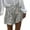 Silver, variant on Women's Summer Sequin High Waist Casual Loose A-Line Sparkly Hot Pants for Club Night Out