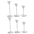 thumbnail image 5 of Topbathy 6Pcs Premium Black Metal Air Plant Holders Practical Stands for Home and Office Display, 5 of 8