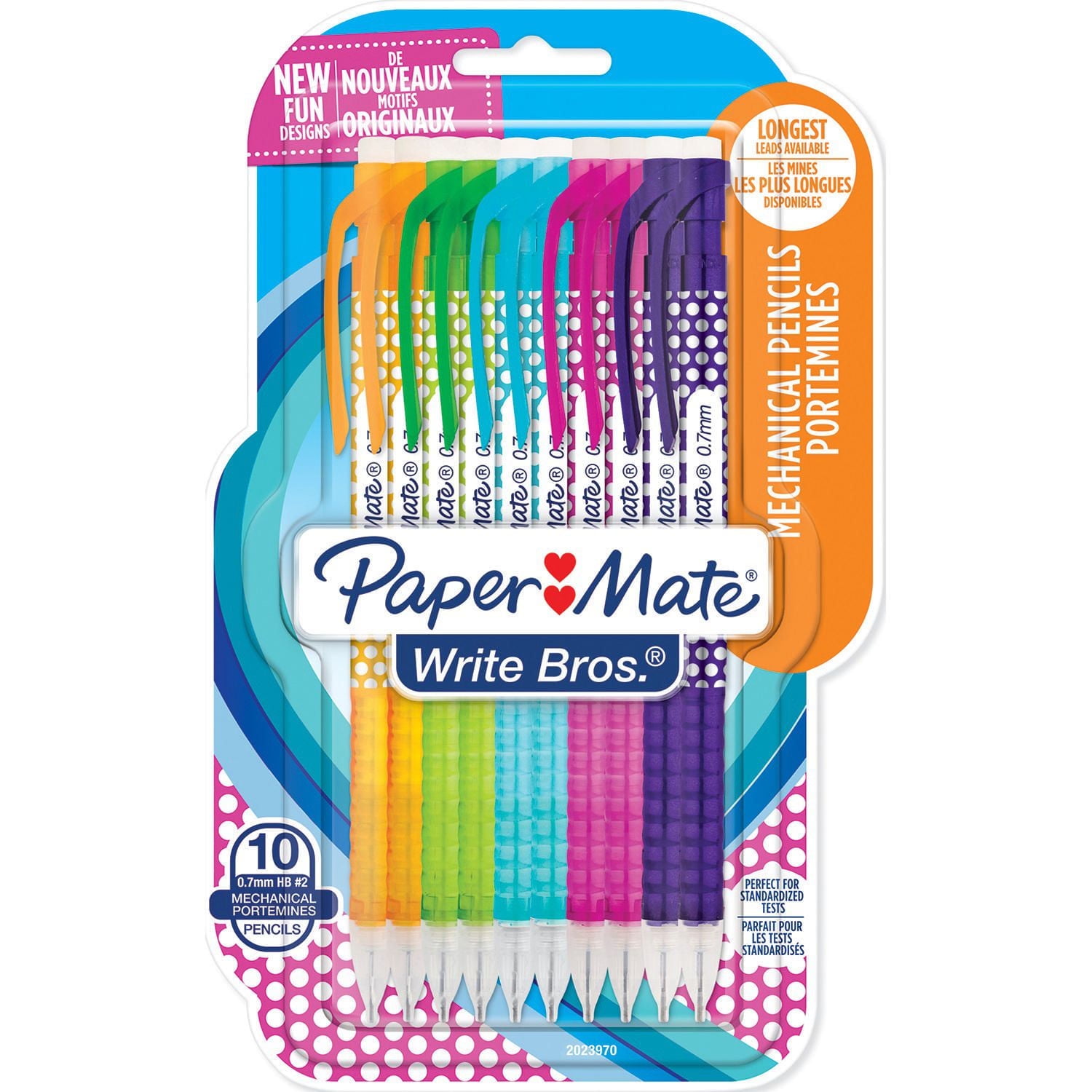 Papermate Write Bros Mechanical Pencils 0.7mm 10 Pack